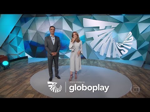 Encerramento do "Fantástico" com Tadeu Schmidt e Poliana Abritta (14/10/2018)