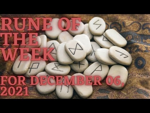 Rune of the Week - Week of December 06, 2021  #runes #rune #runeoftheweek
