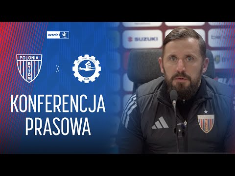 [Betclic 1. liga] Konferencja prasowa po meczu Polonia Bytom - Stal Mielec (4:1)
