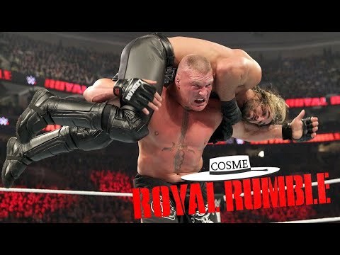 Brock Lesnar vs Seth Rollins vs John Cena. Royal Rumble 2015 Highlights
