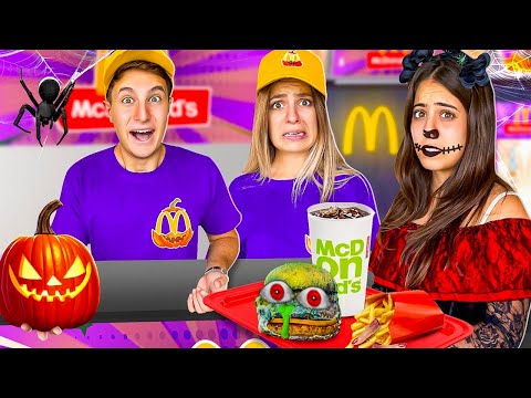 HO APERTO UN MC DONALD’S DI HALLOWEEN IN CASA NELLA VITA REALE PER 24 ORE!!🎃