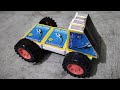 How To Make A Mini Matchbox Tractor With Trolley At Home DIY Amazing Toy Tractor