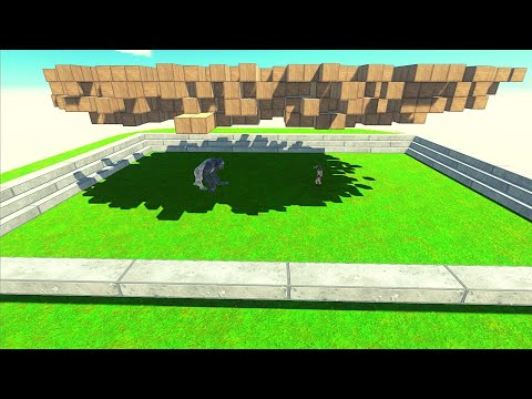 Goro The Giant Vs Every Unit With 1000 FALLING BLOCKS ARBS |Animal Revolt Battle Simulator