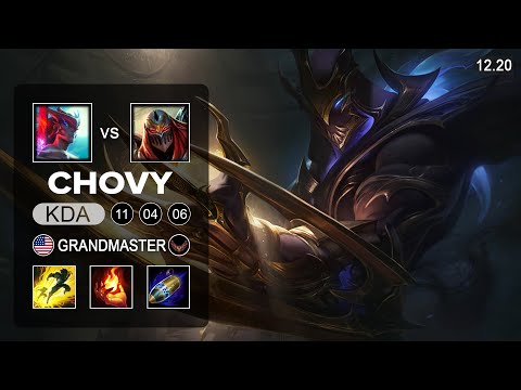 GEN Chovy Zed vs Yone Mid - NA Grandmaster - Patch 12.20 Season 12