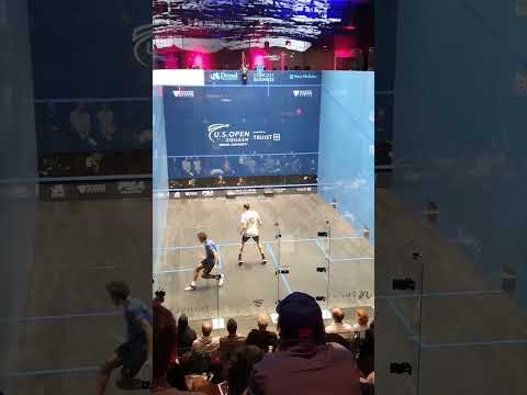 🇺🇸U.S. Open MATCH POINT|| Farag v Momen SF😳 #squash
