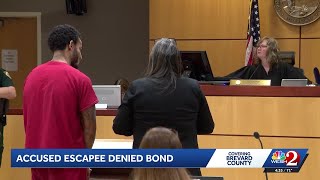 Judge denies bond reduction request for Brevard man who escaped police custody