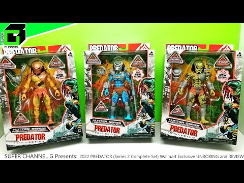 New PREDATOR Series 2 (Complete Set) Walmart Exclusive action figures UNBOXING and REVIEW