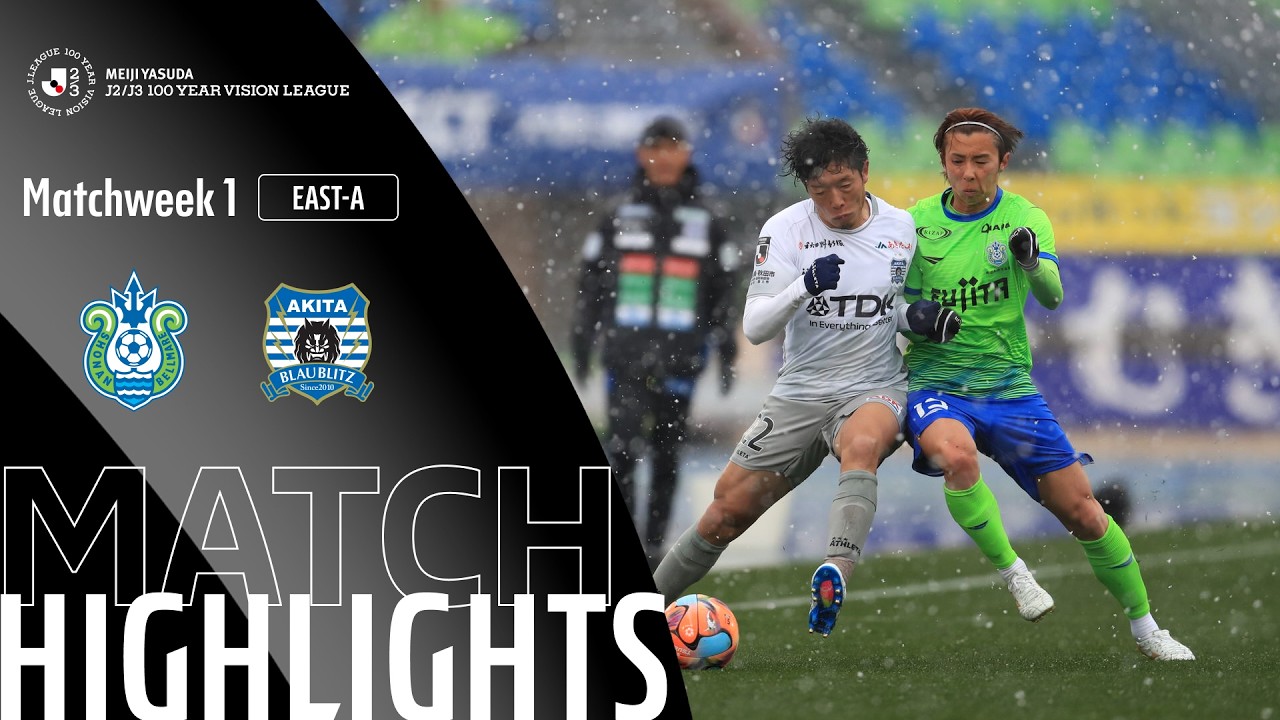 Shonan Bellmare vs Blaublitz Akita Highlights
