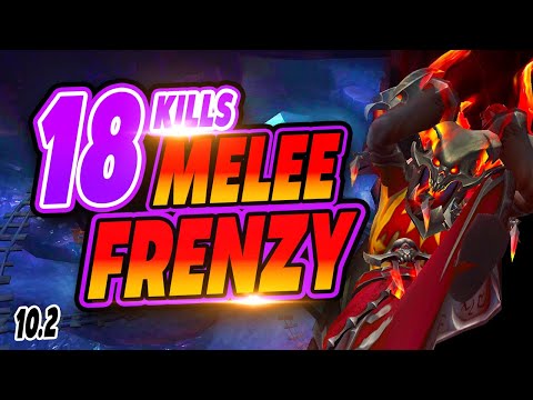 18 Kills Melee Frenzy 💥‼️ ! Destruction Warlock | Wow 10.2 Dragonflight World of Warcraft PvP