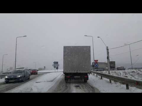 Soseaua Deva - Brad, după ninsori 11