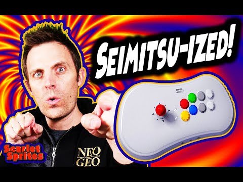 Neo Geo Arcade Stick Pro:  Full Seimitsu Mod!