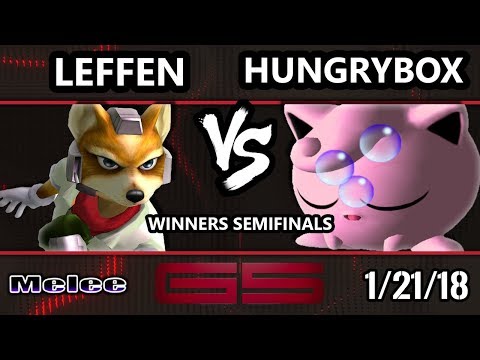 GENESIS 5 SSBM - Liquid'Hungrybox (Jigglypuff) VS TSM RB | Leffen (Fox) - Smash Melee WSF