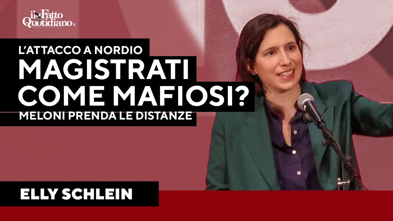 Schlein contro Nordio: "Magistrati come mafiosi? Inaccettabile, Meloni prenda le distanze"