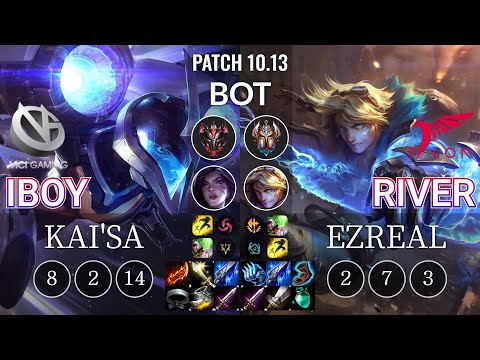 VG iBoy Kai'Sa vs TLN River Ezreal Bot - KR Patch 10.13