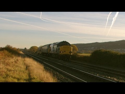 Prestatyn 11.11.2016 - DRS 37259 & 57310 Pride of Cumbria on Valley flasks