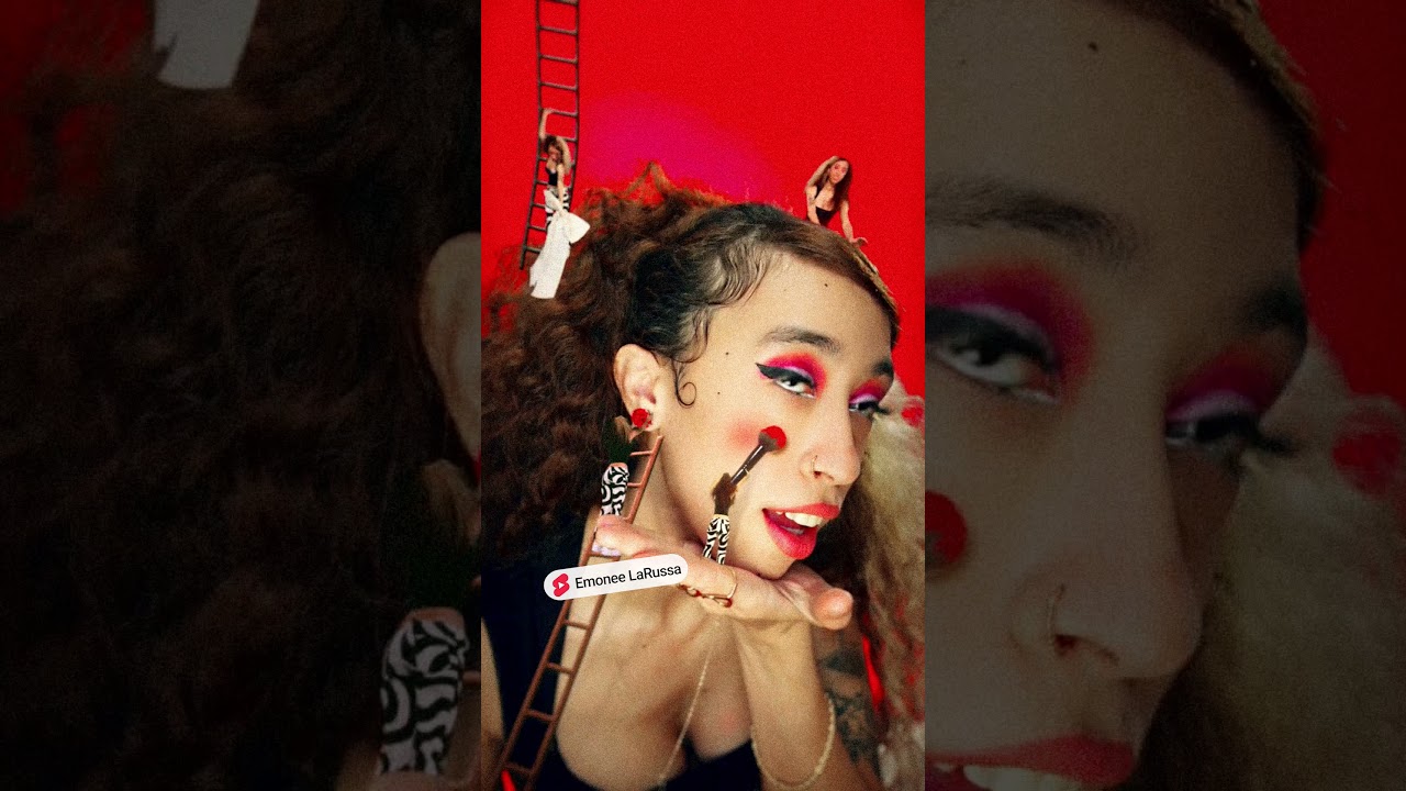 getting our new channel art ready w/ @EmoneeLaRussaTutorials