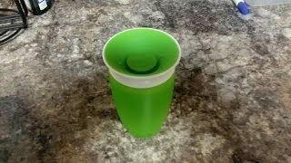 Product Review munchkin 360 miracle cup demonstration