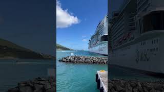 Caribbean Vibes 🩵 with Msc Virtuosa and Msc Friend Matteo Bonanno #mscvirtuosa #caribbeancruise