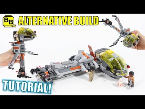 LEGO STAR WARS 75176 ALTERNATIVE BUILD B-WING STARFIGHTER! Video
