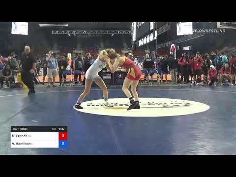 117 Lbs Round Of 32 - Brooke French, Georgia Vs Valerie Hamilton, Illinois 32d7