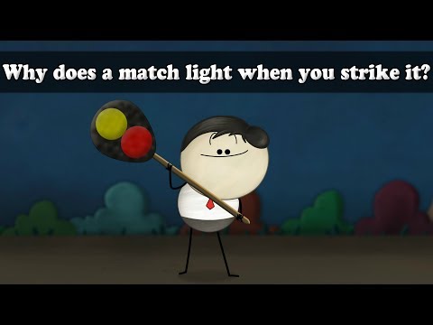 マッチを打つと火がつくのはなぜ？| 叩くとマッチに火がつくのはなぜ？ (Why does a match light when you strike it? | #aumsum)