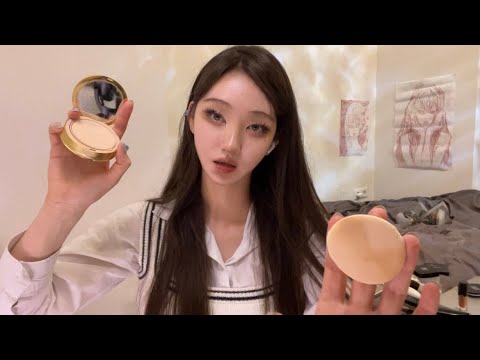 ASMR Tomie does your makeup (horror game roleplay)