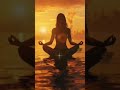 "Relaxing Meditation Music with AI Visuals | Lady Meditating by the Sea for Stress Relief"