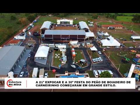 A 21ª Expocar e a 30ª Festa do Peão de Boiadeiro de Carneirinho começaram em grande estilo.