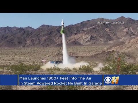 ‘Flat-Earther’ Launches Self Into Sky In Steam-Powered Rocket