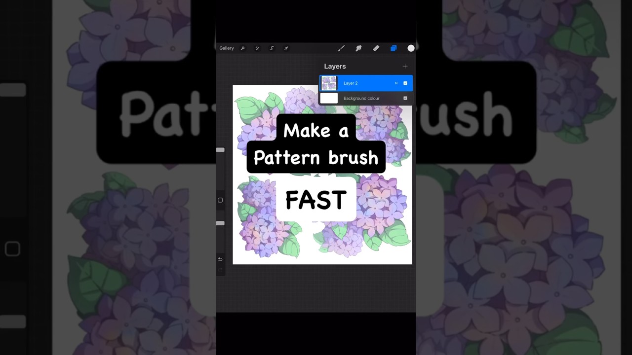 A quick little pattern tutorial! Enjoy ,,^-^,, #arttutorial #pattern #procreate