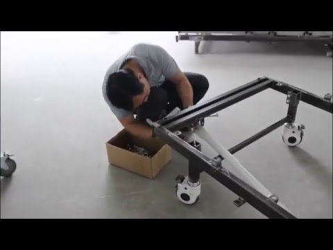 Manual one function care bed assembling video