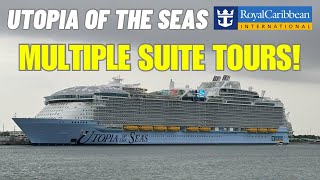 Utopia of the Seas Room Tours (Solarium Suite, Loft Suite, Spacious AquaTheater 1-Bedroom Suite)
