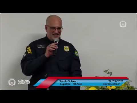 HOMENAGEM AO PRF MÁRCIO DA SILVA NA CÂMARA MUNICIPAL DE JUQUITIBA