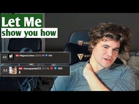 Magnus Carlsen Destroy Petrov's defence GM Yu Yangyi