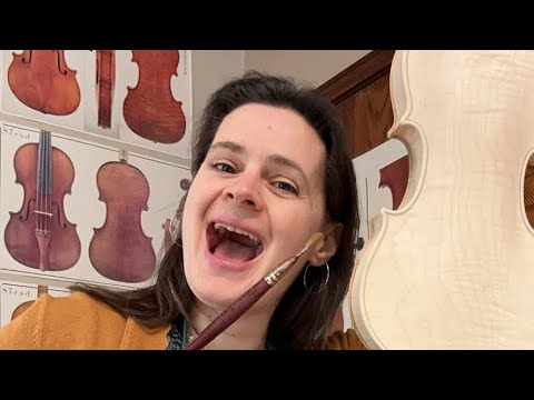LIVE 🎥 varnishing a violin and a cello 🎻🎻 sealing 🍳and coloring