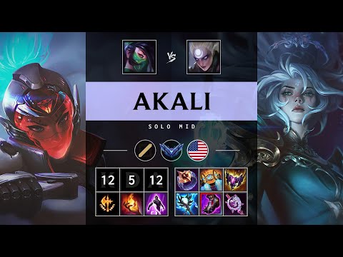 Akali Mid vs Diana - NA Diamond Patch 25.10