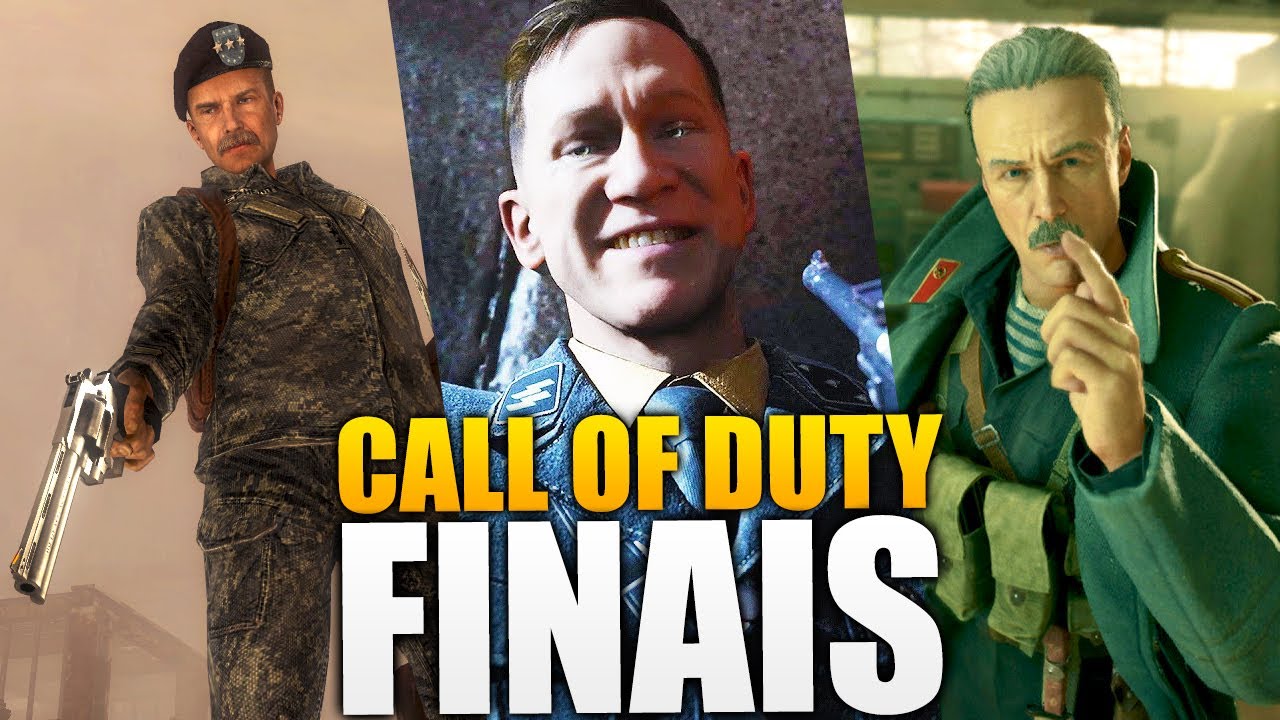 OS 5 MELHORES FINAIS DE CALL OF DUTY - TOP 5