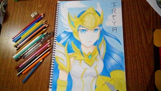 Speed Drawing - Freya Anime Version (Mobile Legends)