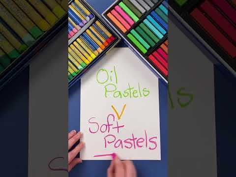 Soft pastels Vs Oil Pastels! Which to use? | Educational Art supplies