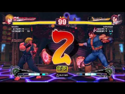 SSF4 AE: koudo- (Ken) vs oubunaye (T. Hawk)