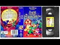 Basil The Great Mouse Detective 1986 5th October 1992 UK VHS