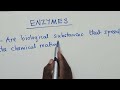 Enzymes Characteristics And Factors Effect Enzymes
