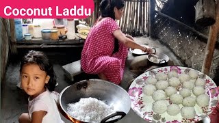 Coconut Laddu Recipe || नारियल का लड्डू || #coconut Simple Coconut Laddoo Recipe ||