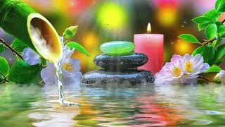 Relaxation Music: Bamboo Water Fountain + Healing Piano 🌿 Sleep Music, Meditation and Nature Sounds