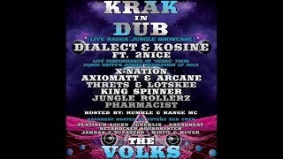 Krak In Dub ft 2Nice @ Jungle Alliance Recordings Record Launch Party - Friday 6th December 2013