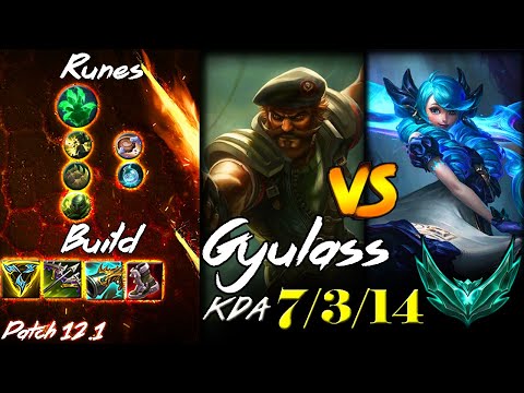 [ 만기퇴소 ( Gyulass )] Gangplank vs Gwen Top - Season 12 - Platinum II