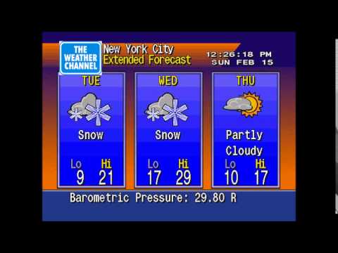 New York City weather - February 2015 cold wave compilation #1