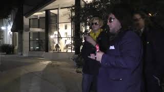 Willem Wolf Broad attends his dad Billy Idol's birthday party at Mr Chow in Los Angeles