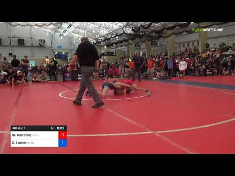 2018 UWW Cadet And U23 Nationals/UWW Cadet Freestyle 41-45 RR Rnd 1 - Maxximus Martinez (Sunk) Vs.