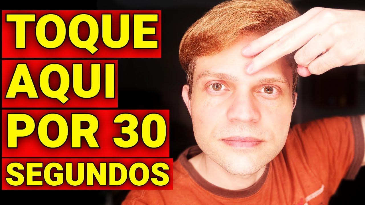 O QUE ACONTECE QUANDO VOCÊ TOCA NESTE PONTO DA TESTA?
